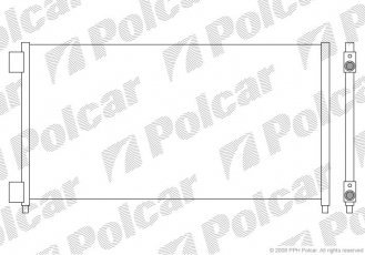 Купити 3040K8C3 Polcar - Радіатори кондиціонера