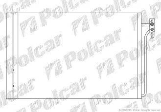 Радиаторы кондиционера 4332K8C1 Polcar фото 1