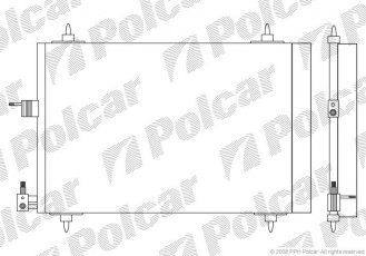 Купити 2327K8C1 Polcar - Радіатори кондиціонера