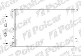Купити 5518K8C1 Polcar - Радіатори кондиціонера