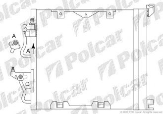 Радіатори кондиціонера 5509K8C4 Polcar –  фото 1