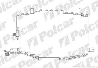 Купити 1316K8B1 Polcar - Радіатори кондиціонера