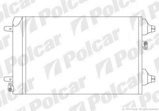 Купить 9550K8C1 Polcar - Радиаторы кондиционера