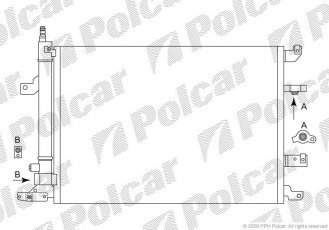 Купити 9080K8C2 Polcar - Радіатори кондиціонера