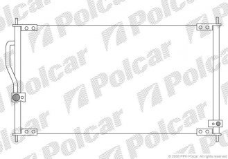 Купити 3875K8C1 Polcar - Радіатори кондиціонера