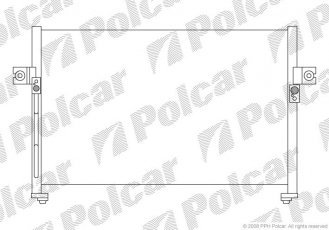 Радіатори кондиціонера 4062K8C2 Polcar фото 1