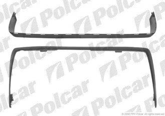 Купить 501599 Polcar - Спойлер бампера заднего