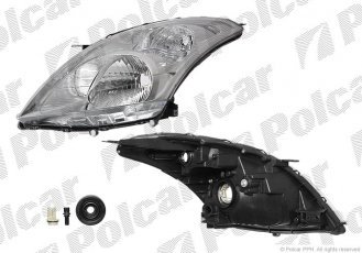 Купить 741509-E Polcar - Фара основная левая сторона TYC тип лампы=H4 электрический без мотора ECE SUZUKI SWIFT 09.10-  (PJ)