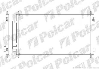Купити 3877K8C1 Polcar - Радіатори кондиціонера