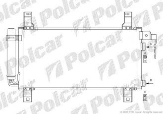 Купить 4519K8C1 Polcar - Радиаторы кондиционера