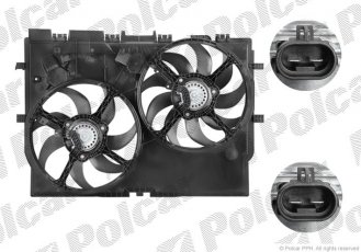 Купити 577023W2X Polcar - Вентилятори радіаторів 300 W+ 300 W 390 mm+ 390 mm (2+2)  болта 2x (W+S)  +T FIAT DUCATO 04.06- 2286cc