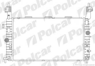 Купити 5559084 Polcar - Радіатори охолодження 608x350x24 A/P пайка КПП=M/A AC=  (+/-)  OPEL MERIVA 03- 1598ccm Z16XEP (PJ)