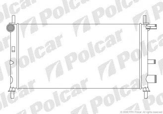 Купить 321008A6 Polcar - Радиатор двигателя FIESTA 95-02
