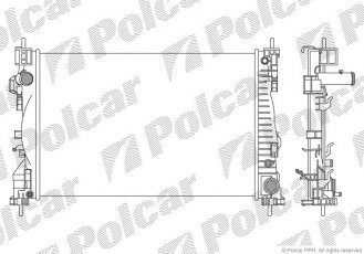 Купити 142108A3 Polcar - Радіатори охолодження 612x416x23 A/P мех. КПП=M AC=  (+/-)  ALFA ROMEO GIULIETTA (940)  10- 1368ccm 940A