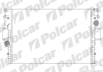 Радіатор охолодження 305208A4 Polcar фото 1