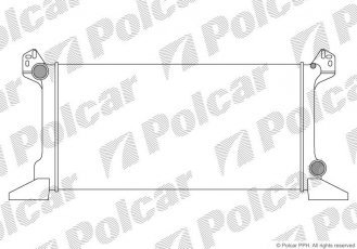 Купить 324408A1 Polcar - Радиатор охлаждения
