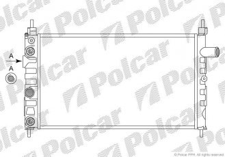 Купить 550508A7 Polcar - Радиатор охлаждения