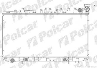 Купити 2731082 Polcar - Радіатори охолодження 647x320x16 A/P пайка КПП=A AC=  (+/-)  NISSAN ALMERA 96- 1597ccm GA16DE (PJ)