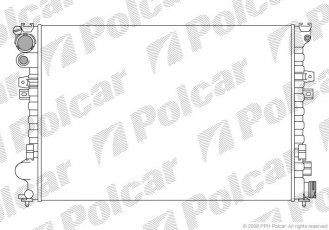 Радиатор охлаждения 238008A3 Polcar фото 1
