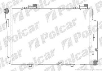 Купити 5002083X Polcar - Радіатори охолодження 617x423x43 A/P пайка КПП=M AC=  (+)  MERCEDES З-KLASSE (202)  93- 2398ccm M112.910