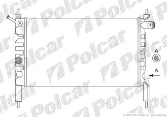 Купить 550708A1 Polcar - Радиаторы охлаждения