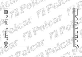 Купити 953808A7 Polcar - Радіатори охолодження 525x322x34 A/P мех. КПП=M AC=  (+/-)  VOLKSWAGEN GOLF III/ VENTO 91-97 1598ccm AE