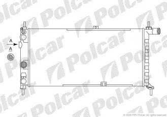 Купити 550508A3 Polcar - Радіатори охолодження