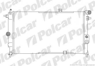 Купити 551408A5 Polcar - Радіатори охолодження