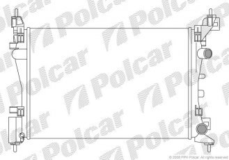 Купить 555808A2 Polcar - Радиаторы охлаждения