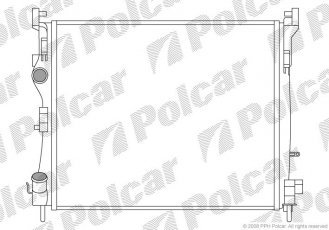 Радиаторы охлаждения 601608A2 Polcar фото 1
