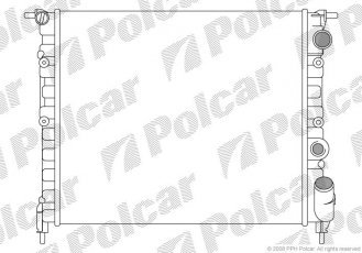 Радиаторы охлаждения 602108A1 Polcar фото 1