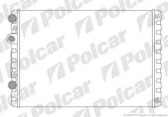 Купити 952408A2 Polcar - Радіатори охолодження 508x378x34 A/P мех. КПП=M AC=  (+/-)  VOLKSWAGEN POLO 94-99 1896ccm AEF (ZJ)