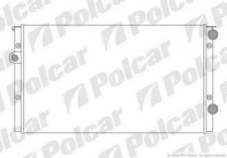 Купить 953808A5 Polcar - Радиаторы охлаждения 626x377x34 A/P мех. КПП=M/A AC=  (+/-)  VOLKSWAGEN GOLF III/ VENTO 91-97 1896ccm