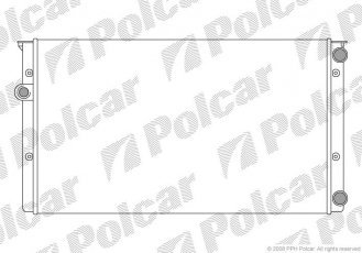 Радіатори охолодження 953808A8 Polcar фото 1