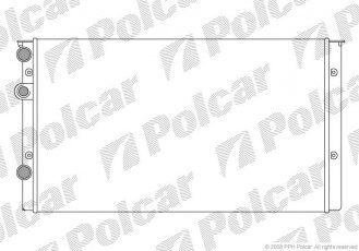 Радіатори охолодження 953808A6 Polcar фото 1