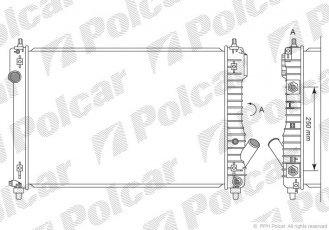 Купити 2515083K Polcar - Радіатори охолодження