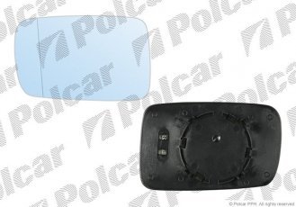Купить 2008547M Polcar - Вклад зеркала внешнего левая сторона обогреваемый стекло асферичное синее стекло BMW 3 (E46)  купэ/CA