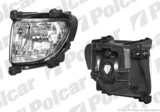 Купить 4103301E Polcar - Фара противотуманная передняя правая сторона тип лампы=H8 серая рамка отражателя ECE/SAE KIA SPORTAG