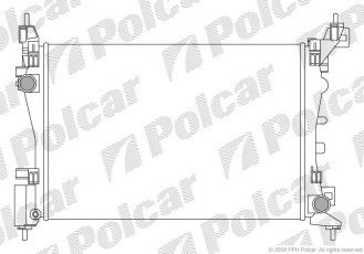 Радіатори охолодження 302408-3 Polcar фото 1