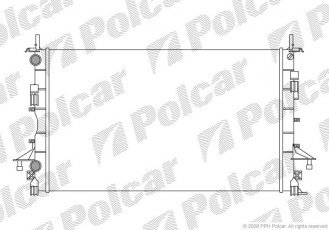 Радіатори охолодження 603708-1 Polcar фото 1