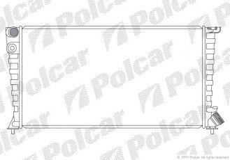 Купити 2326084 Polcar - Радіатори охолодження 670x361x28 A/P пайка КПП=M AC=  (+)  CITROEN PEUGEOT (P)