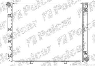 Купити 5014089 Polcar - Радіатори охолодження 610x490x45 A/P пайка КПП=M/A AC=  (+/-)  MERCEDES 124 84-/93- 2996ccm OM603.963