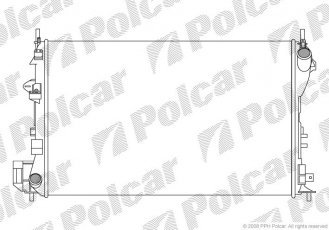 Купить 5518081 Polcar - Радиаторы охлаждения 648x395x34 A/P мех. КПП=M AC=  (+/-)  SAAB OPEL (PJ)