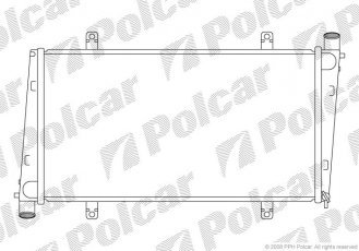 Купить 9040082 Polcar - Радиаторы охлаждения 622x322x26 A/P пайка КПП=M/A AC=  (+/-)  VOLVO S40/V40 1948ccm B4204 T4 (PJ)  904008-2