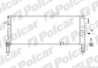 Купить 555108-3 Polcar - Радиаторы охлаждения