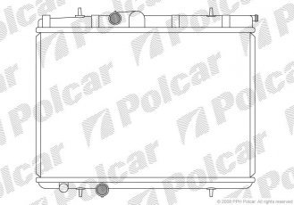 Купити 5723085 Polcar - Радіатори охолодження 540x380x18 A/P пайка КПП=M AC=  (+)  PEUGEOT 206 1587ccm TU5JP4 (PJ)