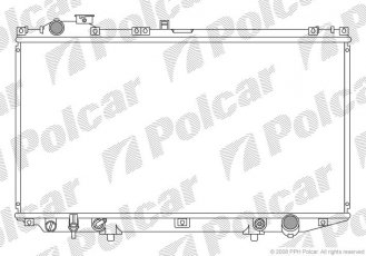 Купить 8021081 Polcar - Радиаторы охлаждения 758x400x16 A/P пайка КПП=A AC=  (+/-)  LEXUS GS 97-05 2997ccm 2JZGE (PJ)