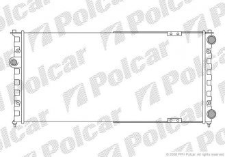 Купити 9524086 Polcar - Радіатори охолодження 630x322x34 A/P мех. КПП=M AC=  (-)  VOLKSWAGEN SEAT (ZJ)