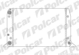 Купити 1307081 Polcar - Радіатори охолодження 130708-1