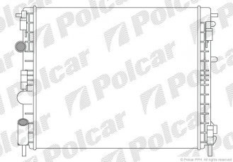 Купити 6015084 Polcar - Радіатори охолодження 475x415x26 A/P пайка КПП=M/A AC=  (+)  RENAULT DACIA NISSAN (PJ)  601508-4